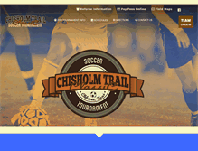 Tablet Screenshot of chisholmtrailclassic.com
